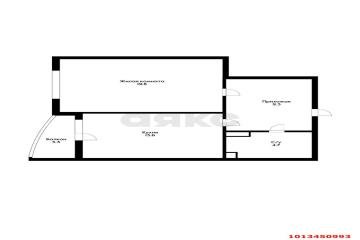 Фото №1: 1-комнатная квартира 51 м² - Краснодар, мкр. Западный внутригородской округ, ул. Николая Кондратенко, 6к2