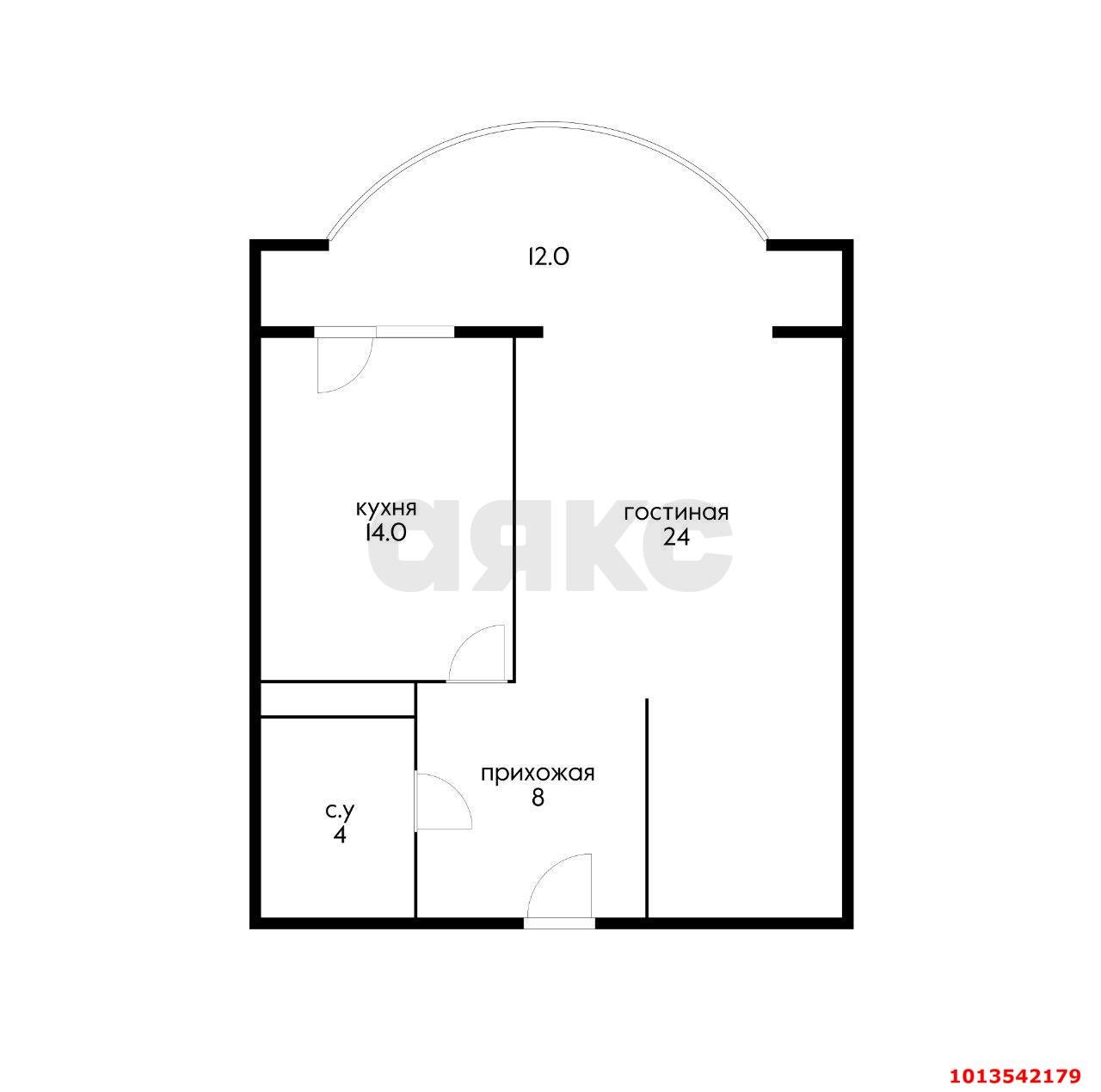 Фото №17: 1-комнатная квартира 62 м² - Краснодар, Западный внутригородской округ, мкр. Фестивальный, ул. Монтажников, 14/1
