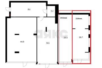 Фото №5: Коммерция 26 м² - Анапа, мкр. жилой комплекс Рождественский, ул. Рождественская, 42