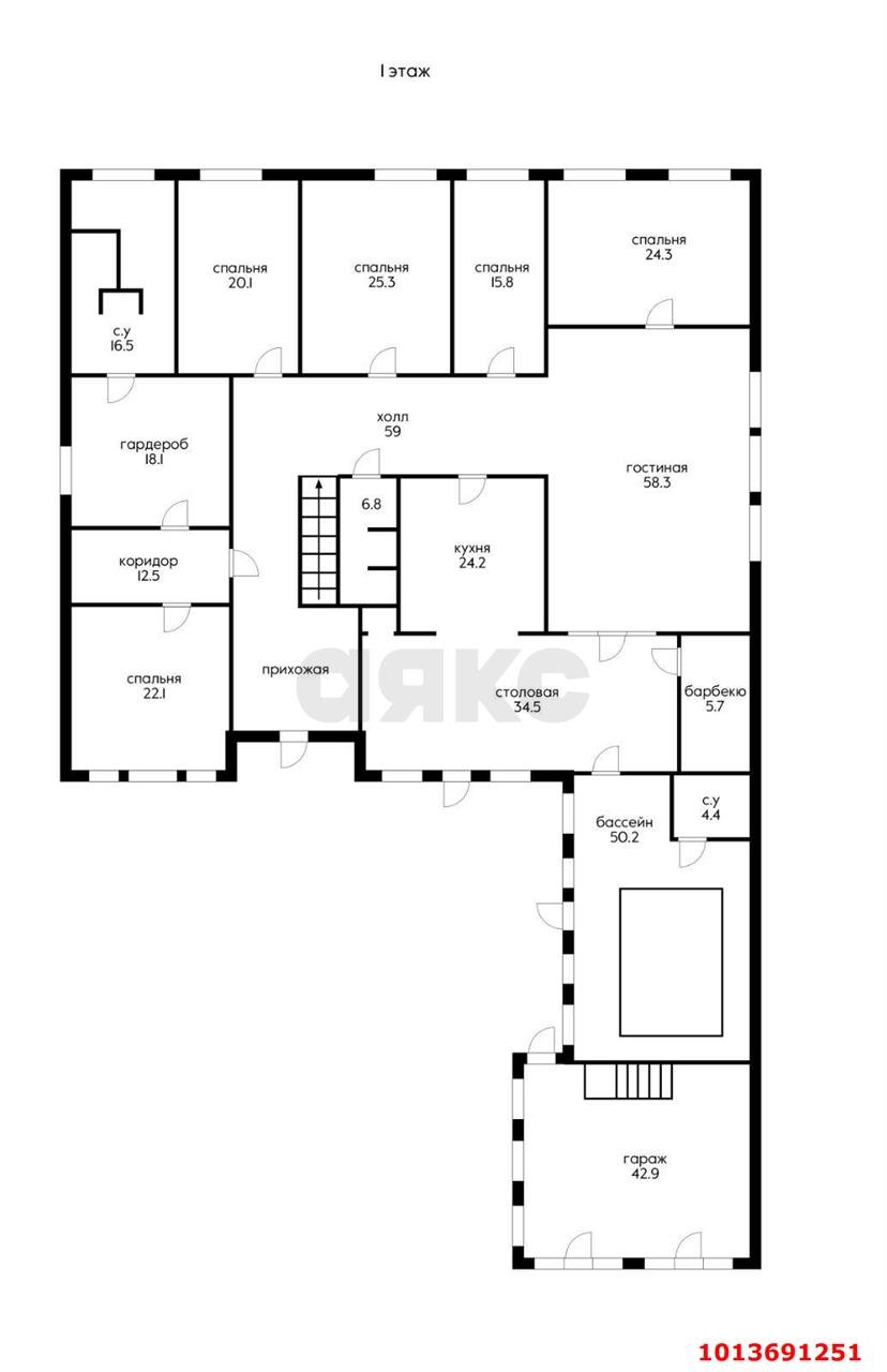 Фото №2: Дом 833 м² + 10 сот. - Краснодар, ул. Ганноверская, 5