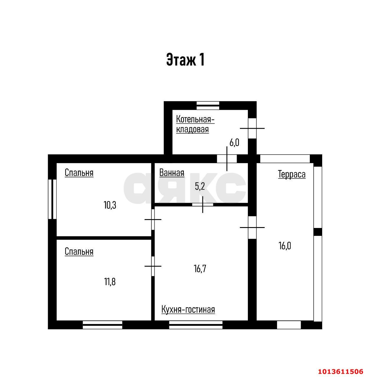 Фото №3: Дом 66 м² + 8.88 сот. - Берёзовый, Прикубанский внутригородской округ, ул. Дальняя, 25