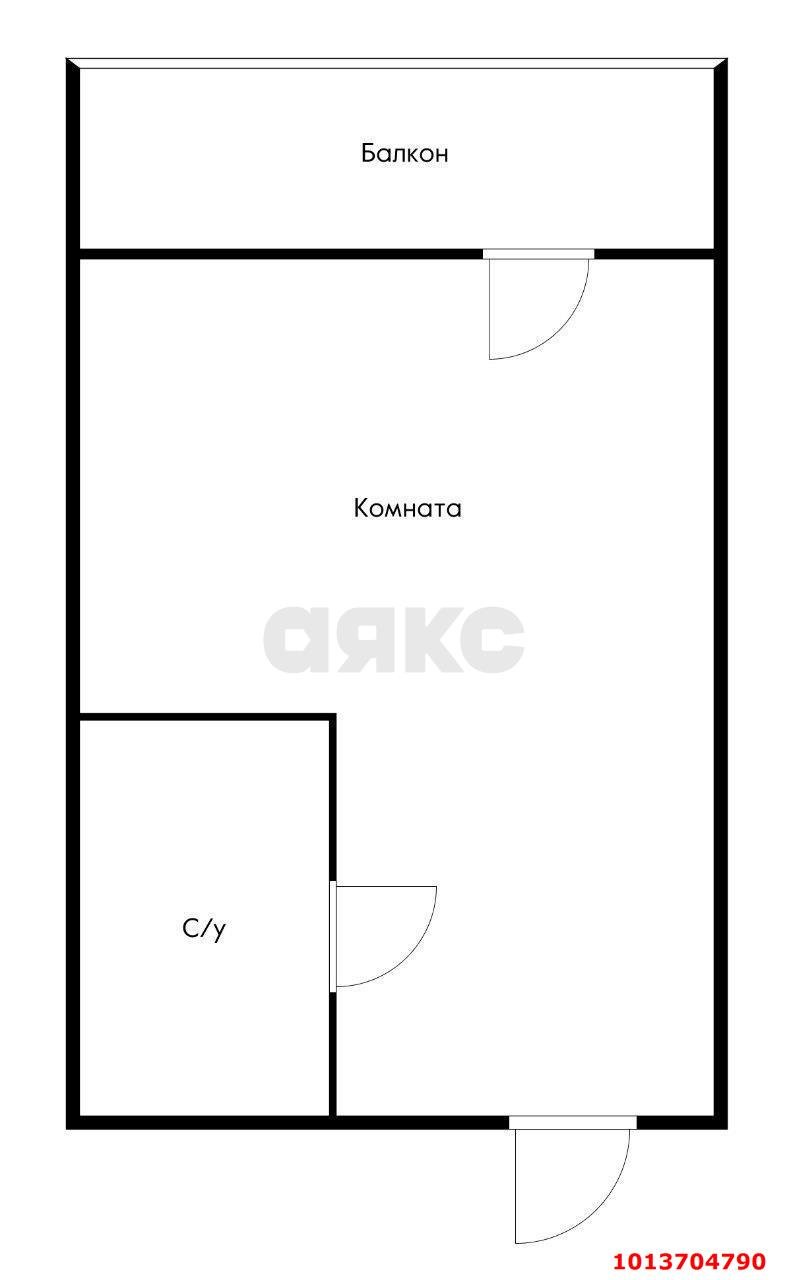 Фото №6: Студия 23 м² - Краснодар, жилой комплекс Радуга, ул. Евгении Жигуленко, 7к2