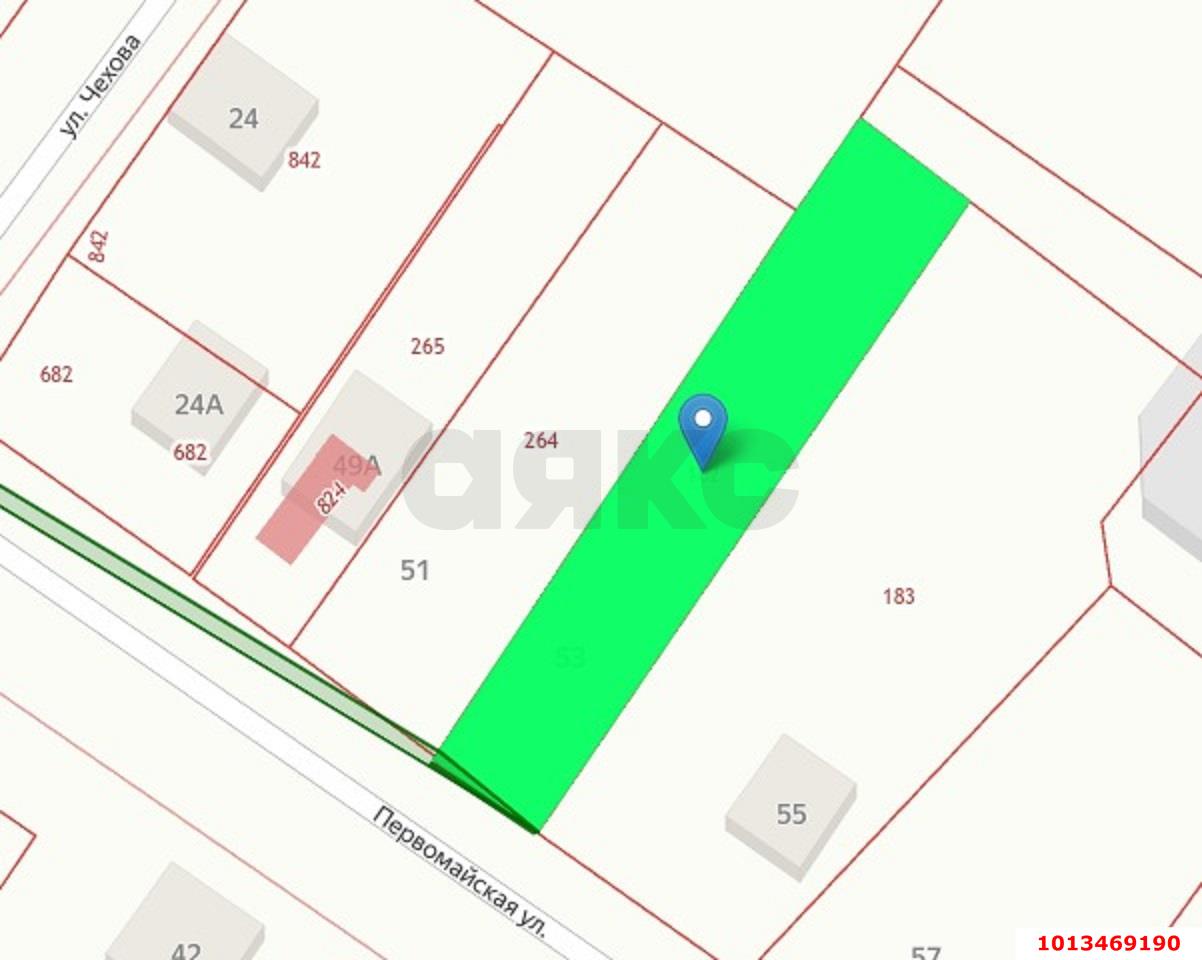 Фото №8: Земельный участок 11.41 сот. - Великовечное, Карасунский внутригородской округ, жилой комплекс Квартет, мкр. Гидростроителей, ул. Первомайская, 53