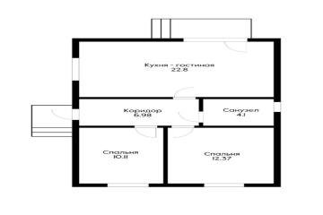 Фото №2: Дом 60 м² - Южный, п. коттеджный  Южная столица, ул. Белореченская, 1Б