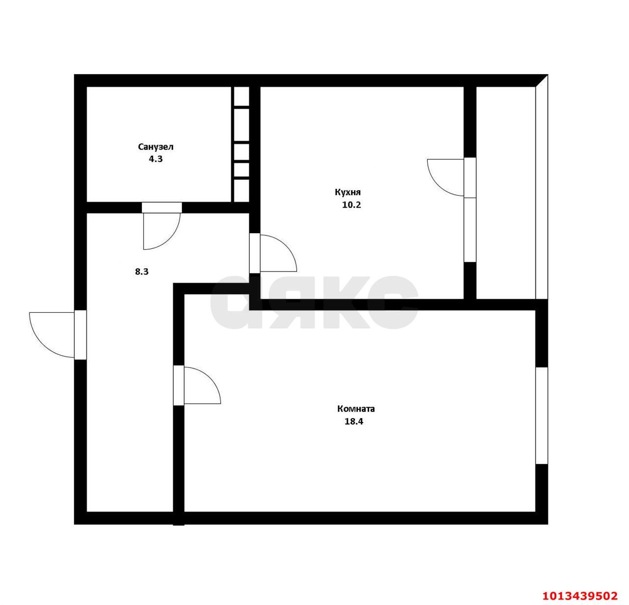Фото №4: 1-комнатная квартира 41 м² - Краснодар, Пашковский, ул. Криничная, 128к1