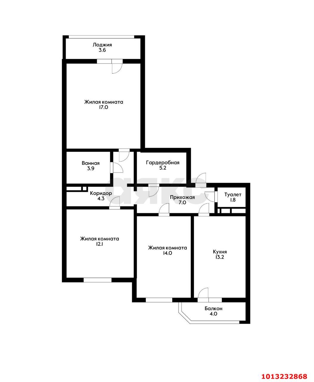 Фото №20: 3-комнатная квартира 80 м² - Краснодар, Молодёжный, ул. Дубравная, 17