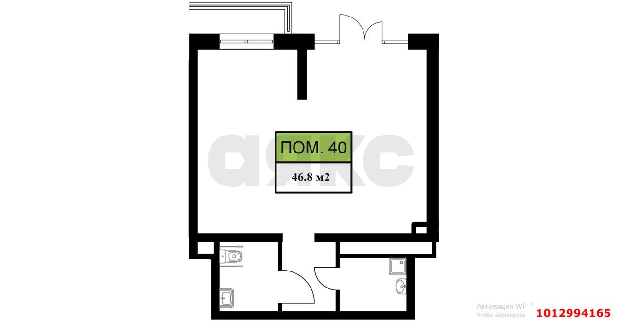 Фото №3: Коммерция 46 м² - Краснодар, Прикубанский внутригородской округ, мкр. жилой комплекс Ракурс, ул. имени Героя Ростовского, 8к6