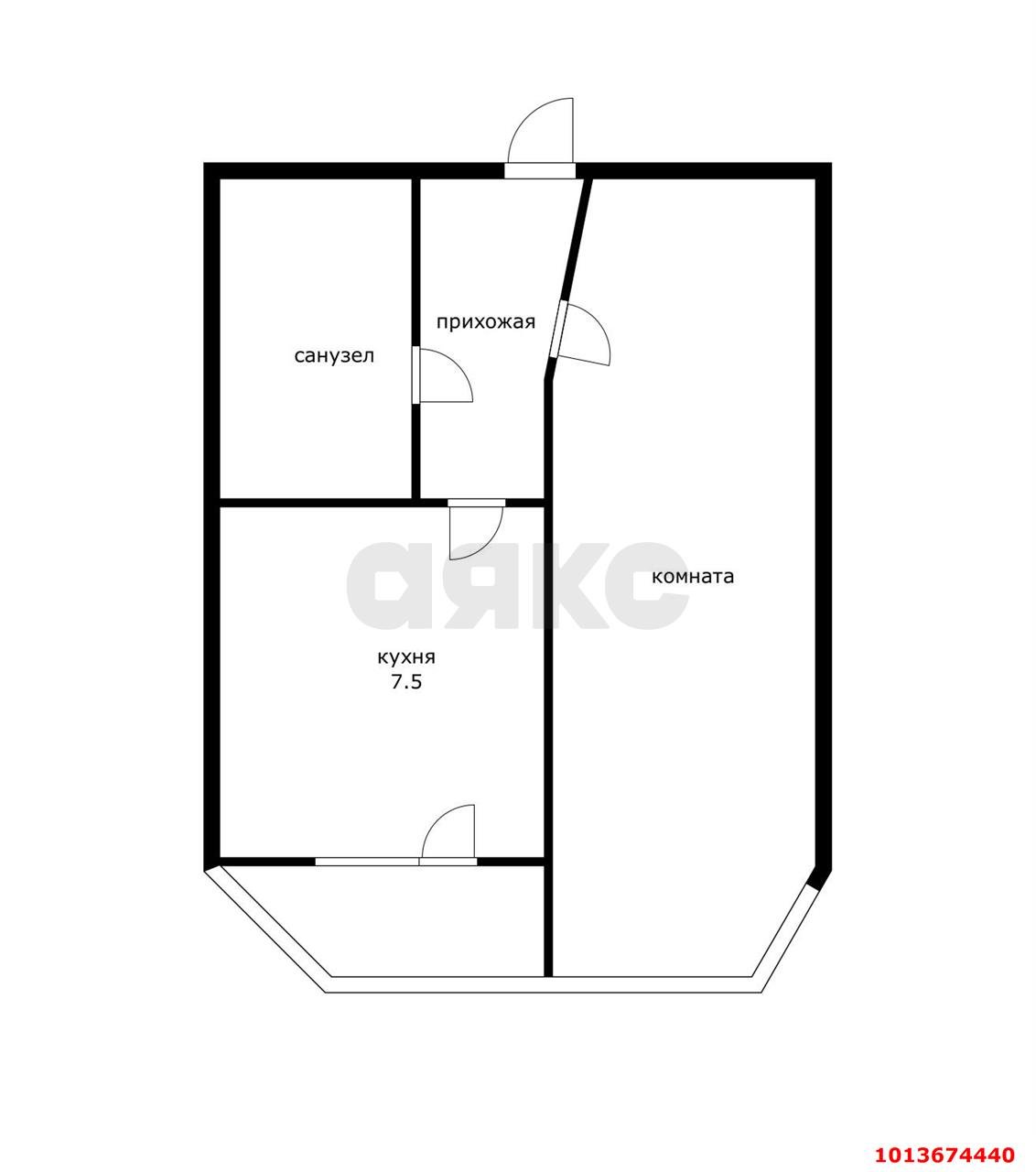 Фото №20: 1-комнатная квартира 33 м² - Тахтамукай, ул. Совмена, 100/1