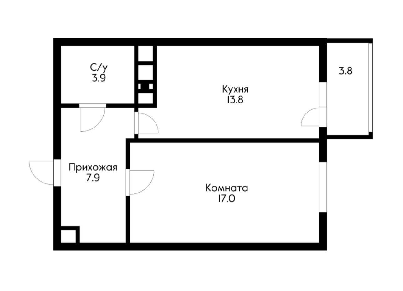 Фото №13: 1-комнатная квартира 45 м² - Краснодар, Пашковский, Карасунский внутригородской округ, мкр. жилой комплекс Империал, ул. Бородинская, 137к2