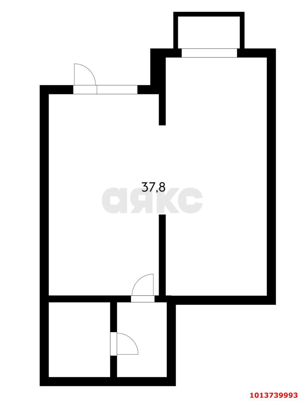 Фото №4: Торговое помещение 38 м² - Краснодар, жилой комплекс Новые Сезоны, ул. Скандинавская, 1к7