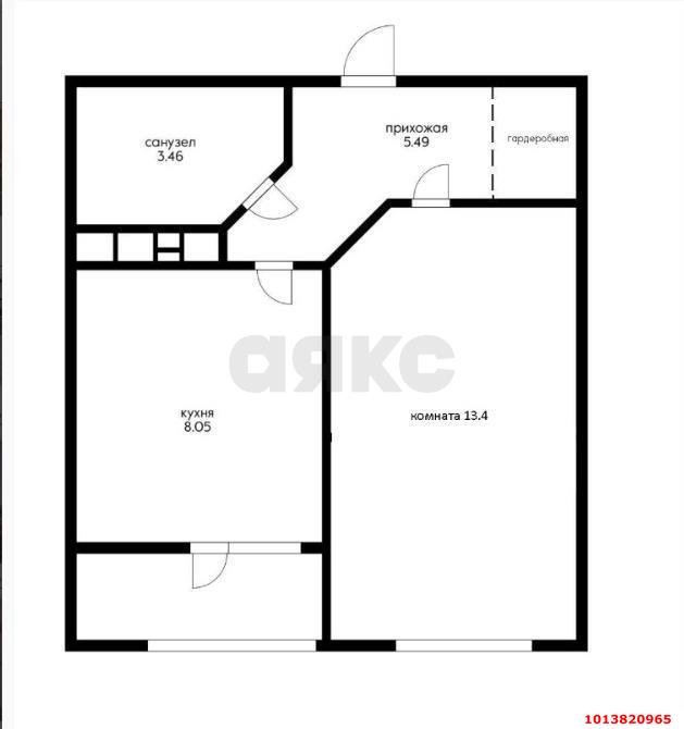 Фото №14: 1-комнатная квартира 32 м² - Новая Адыгея, жилой комплекс Мега-Победа, ул. Береговая, 3к16