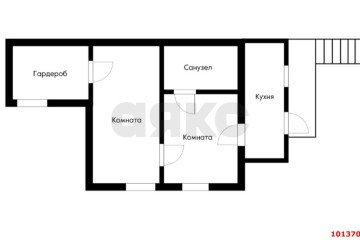 Фото №1: 2-комнатная квартира 33 м² - Краснодар, мкр. Центральный, ул. Комсомольская, 47