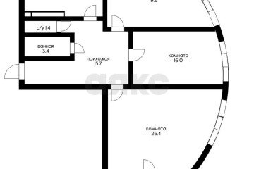 Фото №1: 3-комнатная квартира 96 м² - Краснодар, мкр. жилой комплекс Аквамарин, ул. Уральская, 75к2