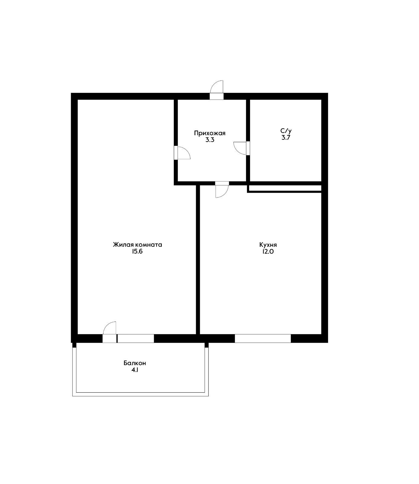 Фото №15: 1-комнатная квартира 34 м² - Краснодар, Прикубанский внутригородской округ, мкр. отделение № 2 Агрофирмы Солнечная, 5