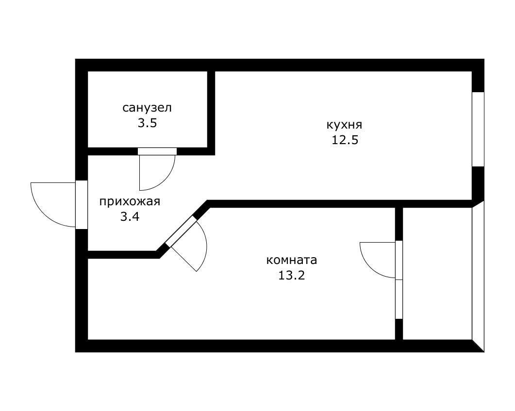 Фото №16: 1-комнатная квартира 36 м² - Российский, мкр. Прикубанский внутригородской округ, ул. имени В.М. Комарова, 30