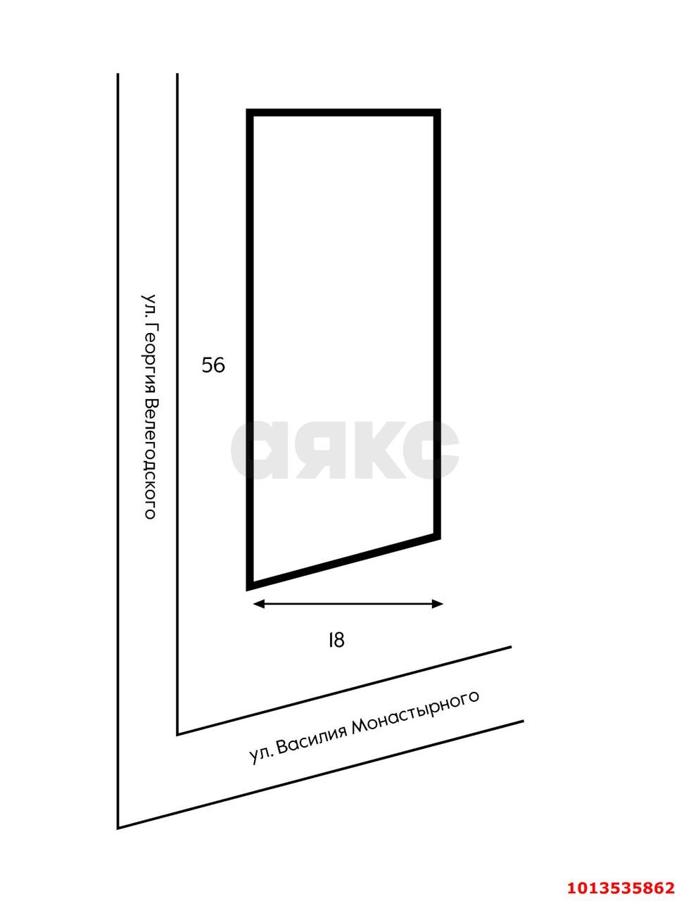 Фото №2: Земельный участок под ИЖС - Пригородный, ул. Василия Монастырного, 17