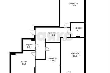 Фото №3: 3-комнатная квартира 75 м² - Краснодар, мкр. жилой комплекс Отрада, ул. имени Валерия Вишневецкого, 13