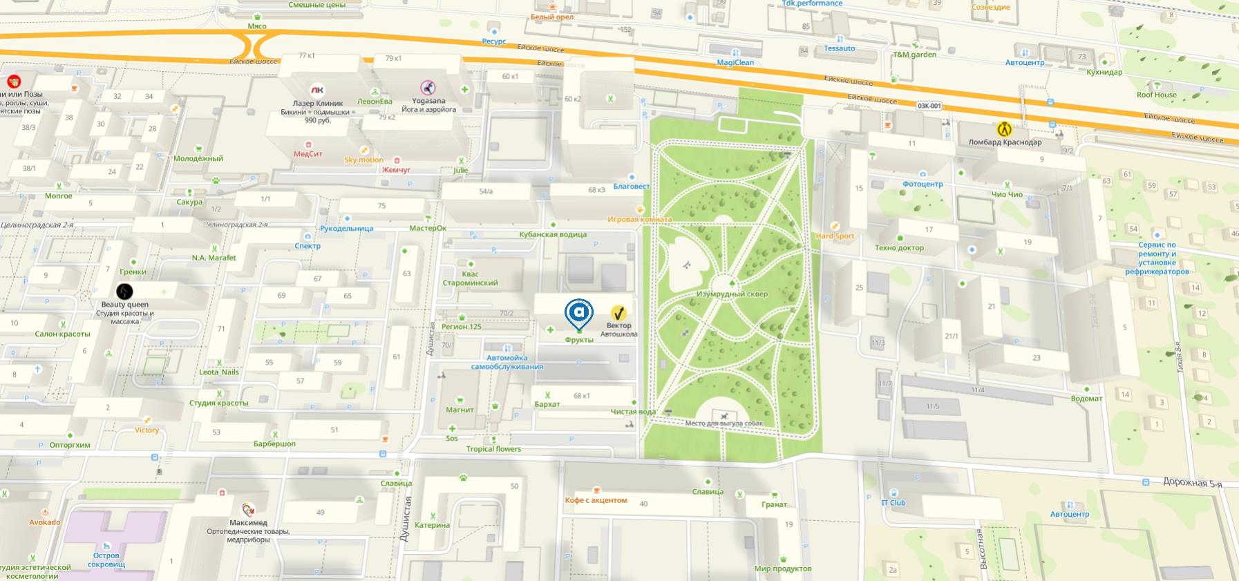 Фото №7: Коммерция 92 м² - Краснодар, Молодёжный, Прикубанский внутригородской округ, мкр. жилой комплекс Абрикос, ул. 5-я Дорожная, 68к2