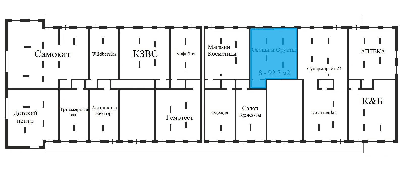 Фото №8: Коммерция 92 м² - Краснодар, Молодёжный, Прикубанский внутригородской округ, мкр. жилой комплекс Абрикос, ул. 5-я Дорожная, 68к2