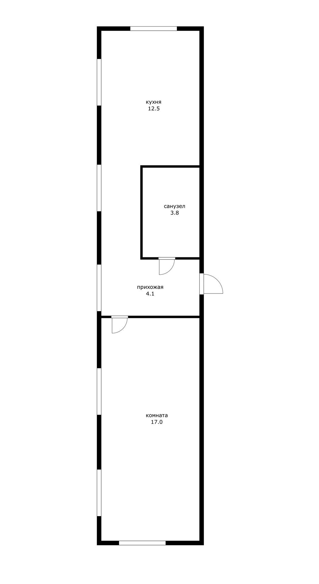 Фото №11: Апартаменты 40 м² - Лермонтово, ул. Ростовская, 8