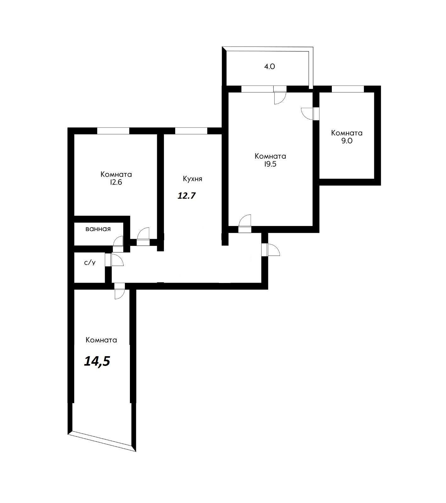 Фото №18: 3-комнатная квартира 75 м² - Краснодар, Западный внутригородской округ, мкр. Юбилейный, ул. 70-летия Октября, 24