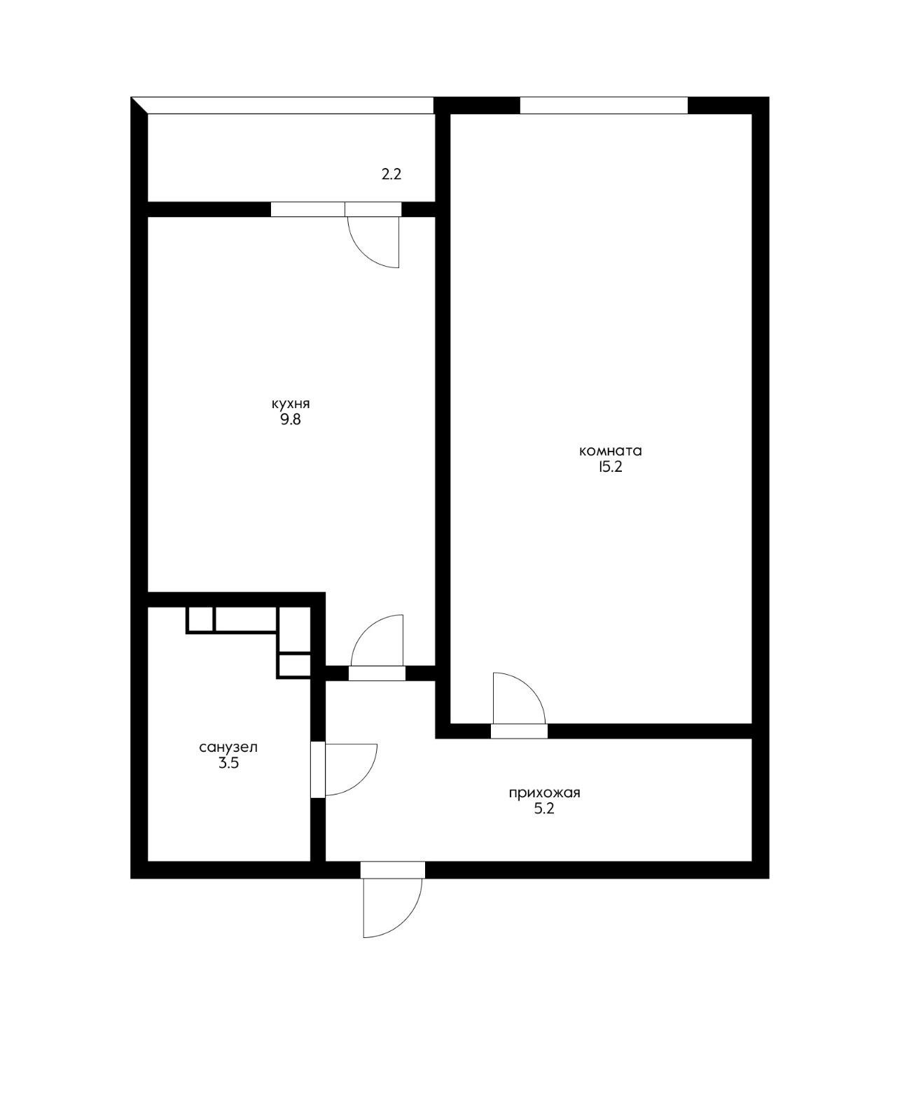 Фото №13: 1-комнатная квартира 35 м² - Российский, мкр. Прикубанский внутригородской округ, ул. Тепличная