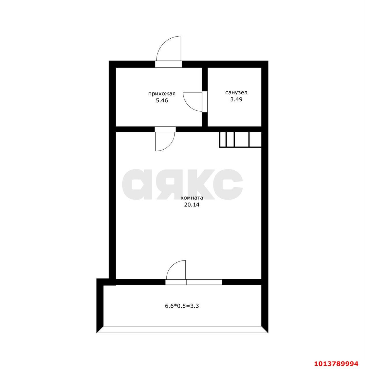 Фото №16: Студия 29 м² - Знаменский, Карасунский внутригородской округ, мкр. Родные Просторы, ул. Природная, 10Бк4