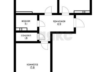Фото №1: 2-комнатная квартира 58 м² - Краснодар, мкр. Достояние, ул. Григория Булгакова, 10