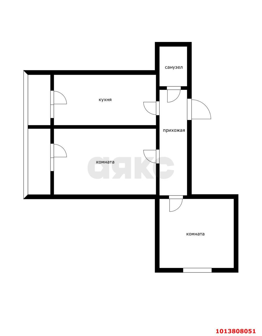 Фото №5: 2-комнатная квартира 71 м² - Кабардинка, Карасунский внутригородской округ, мкр. Комсомольский, ул. Мира, 15
