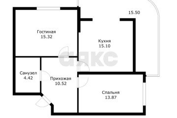 Фото №1: 2-комнатная квартира 74 м² - Краснодар, мкр. Достояние, ул. Григория Булгакова, 8к1