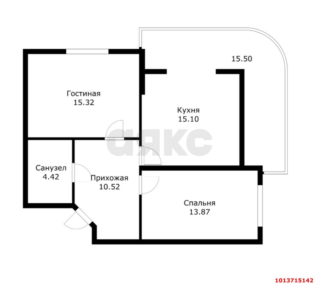 Фото №1: 2-комнатная квартира 74 м² - Краснодар, Достояние, ул. Григория Булгакова, 8к1