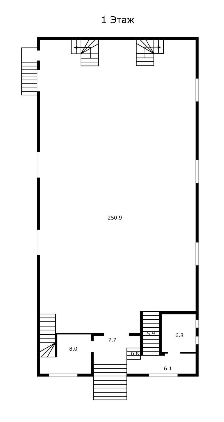 Фото №7: Коммерция 761 м² - Южный, ул. Мира, 77В