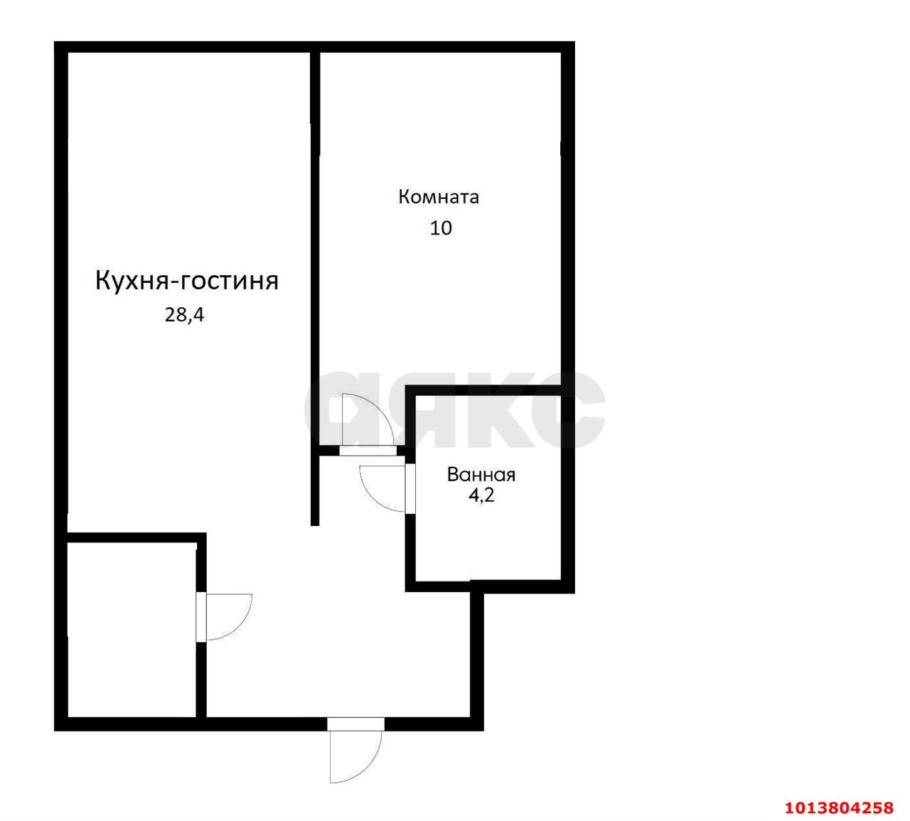 Фото №14: 1-комнатная квартира 41 м² - Краснодар, Фестивальный, ул. Круговая, 4/1