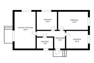 Фото №2: Дом 70 м² - Старокорсунская, мкр. ДНТ Прибрежный, ул. 6-я Викторианская, 17