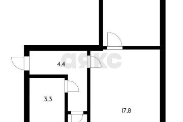 Фото №3: 2-комнатная квартира 45 м² - Краснодар, мкр. имени Н.И. Вавилова, ул. имени Калинина, 74