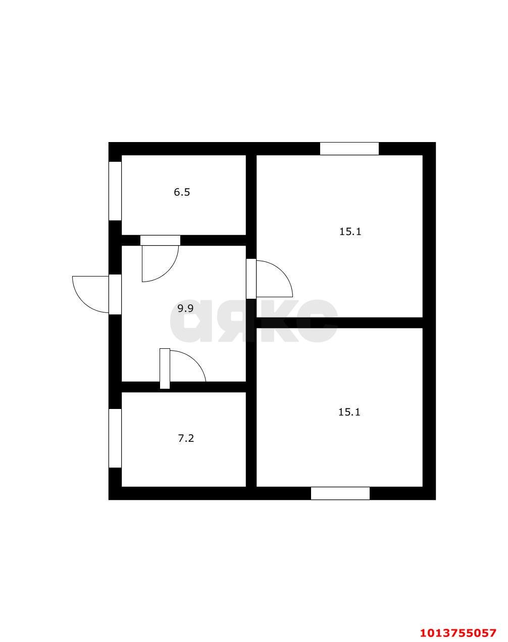 Фото №14: Дом 60 м² + 16 сот. - Козет, Прикубанский внутригородской округ, мкр. Губернский, ул. Калинина, 21