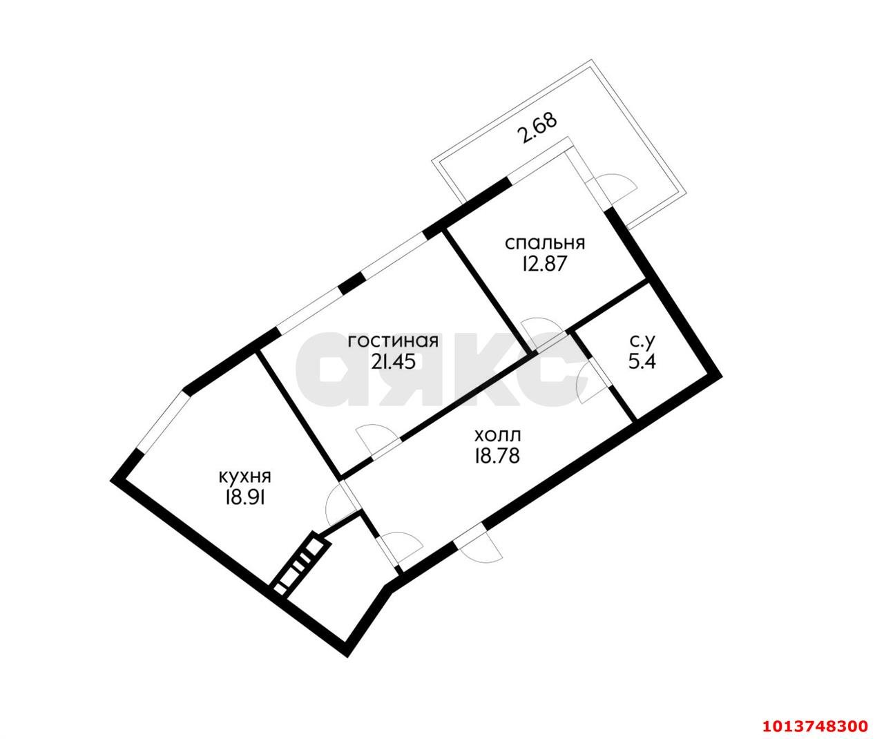 Фото №11: 2-комнатная квартира 91 м² - Краснодар, жилой комплекс Триумф, ул. имени П.М. Гаврилова, 27
