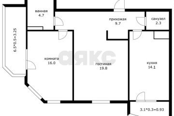 Фото №5: 2-комнатная квартира 70 м² - Краснодар, мкр. жилой комплекс Зеленодар, ул. Садовое Кольцо, 1