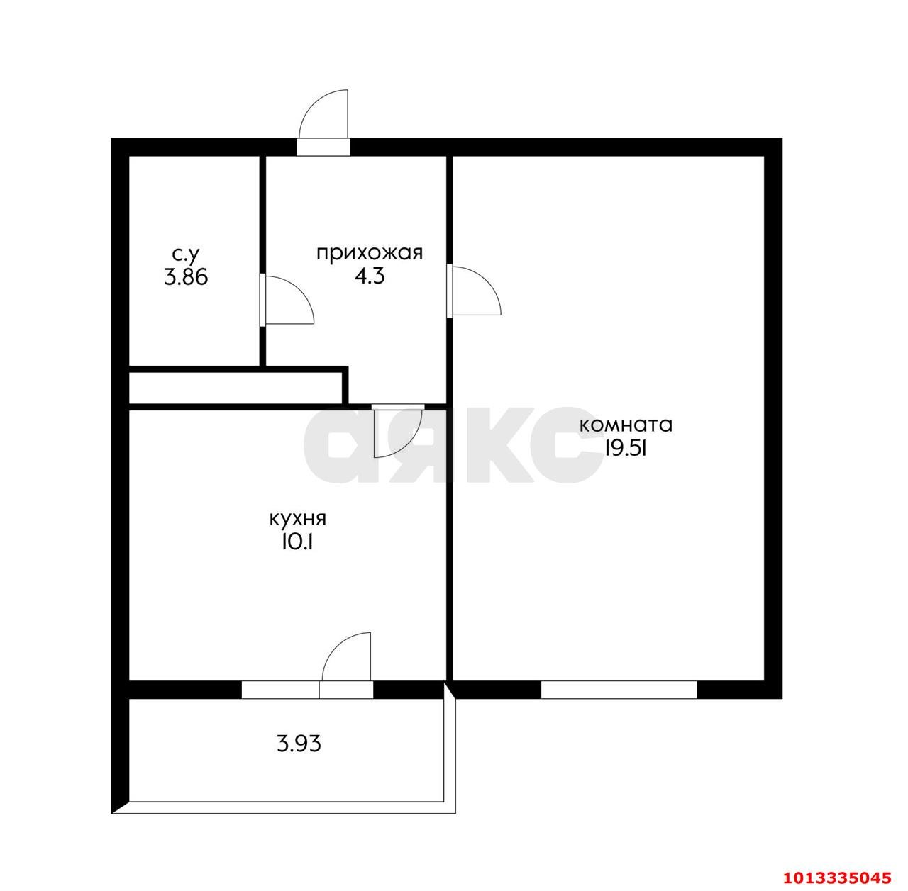 Фото №11: 1-комнатная квартира 42 м² - Краснодар, Прикубанский внутригородской округ, мкр. Восточно-Кругликовский, ул. Черкасская, 60/1