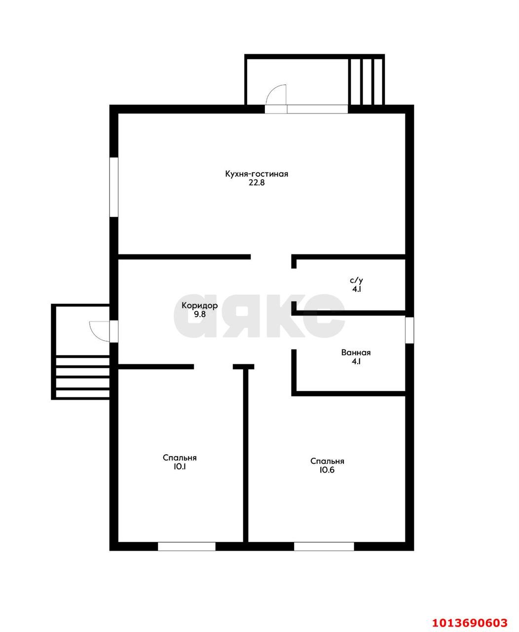 Фото №2: Дом 70 м² + 3 сот. - Южный, коттеджный  Южная столица, ул. Ейская, 62