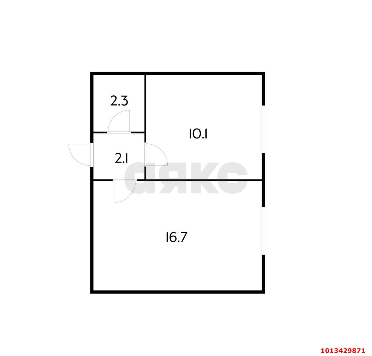 Фото №7: 1-комнатная квартира 31 м² - Краснодар, Табачная Фабрика, пр-д Новосельский, 19
