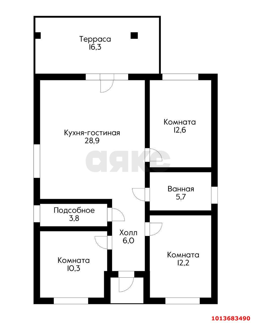 Фото №12: Дом 85 м² + 4.03 сот. - Кубанская Нива-2, мкр. Прикубанский внутригородской округ, ул. Весенняя