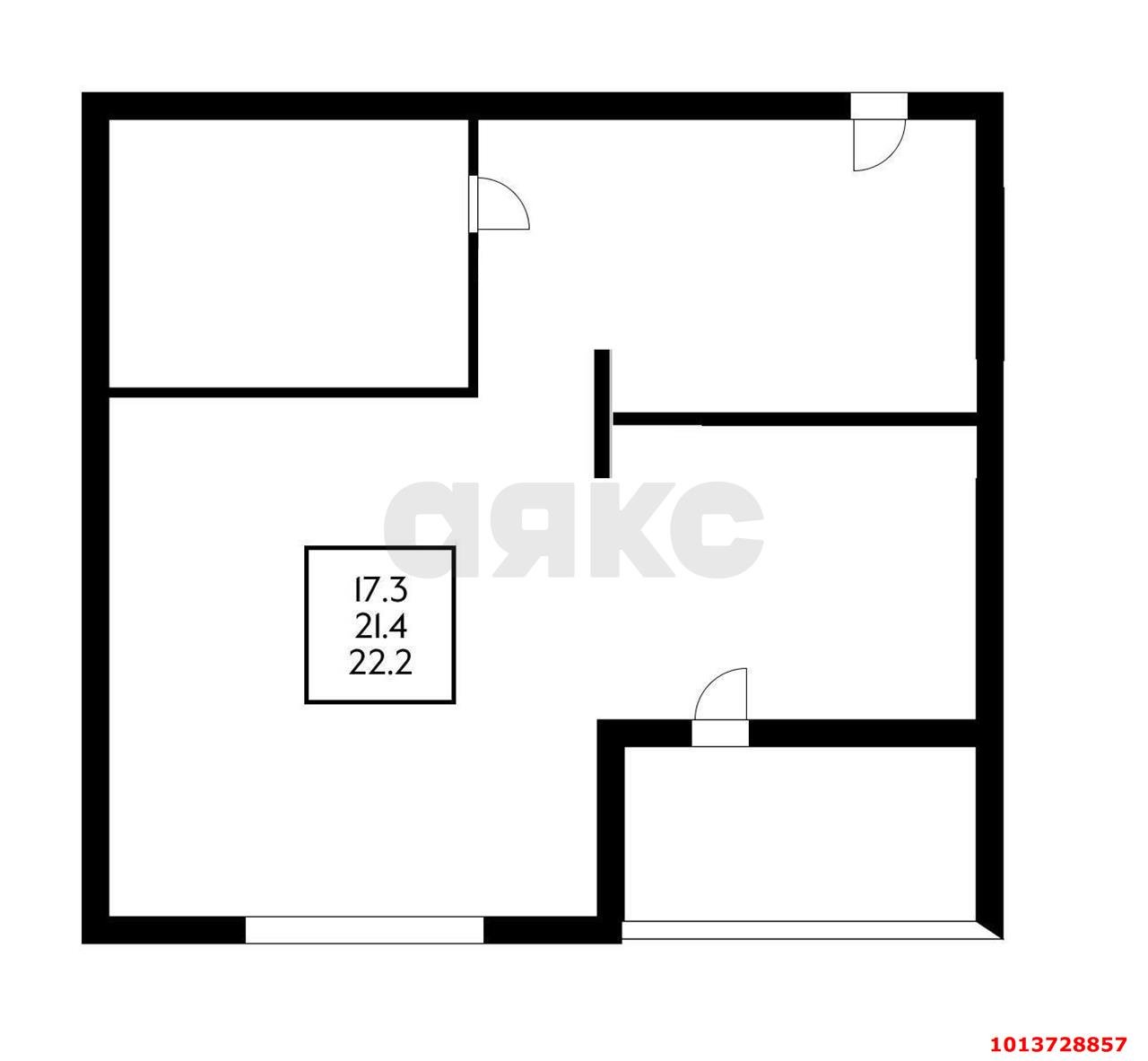 Фото №8: Студия 22 м² - Краснодар, Новознаменский, ул. Войсковая, 4к10