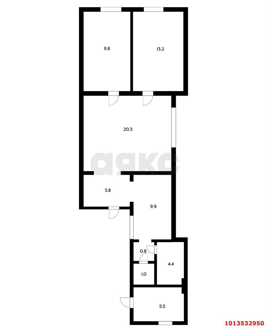 Фото №7: Часть дома 68 м² + 1.57 сот. - Краснодар, ул. Володи Головатого, 386