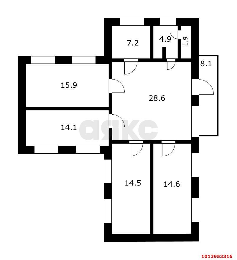 Фото №11: Дом 101 м² + 6.33 сот. - Лермонтово, мкр. Прикубанский внутригородской округ, ул. Совхозная, 15А
