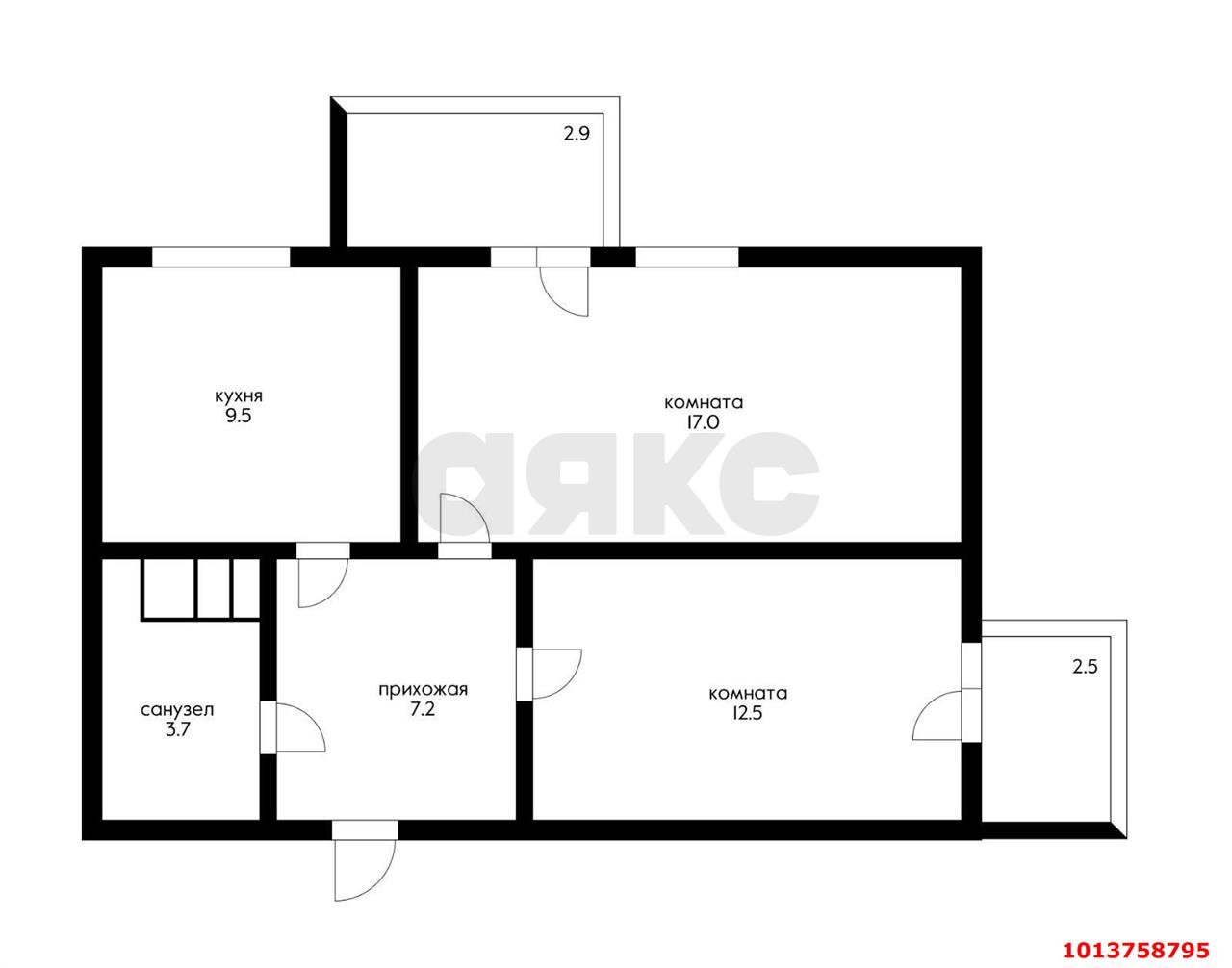 Фото №19: 2-комнатная квартира 55 м² - Краснодар, жилой комплекс Перемена, ул. Бородинская, 152