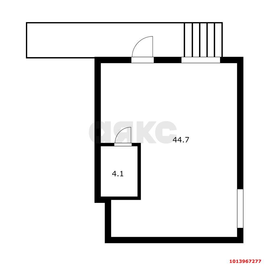 Фото №8: Торговое помещение 49 м² - Краснодар, жилой комплекс Дружный, ул. Адмирала Серебрякова, 3/1