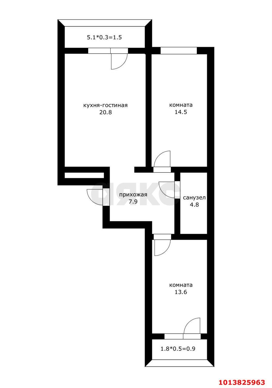 Фото №2: 2-комнатная квартира 65 м² - Краснодар, жилой комплекс Дыхание, ул. Лётчика Позднякова, 2