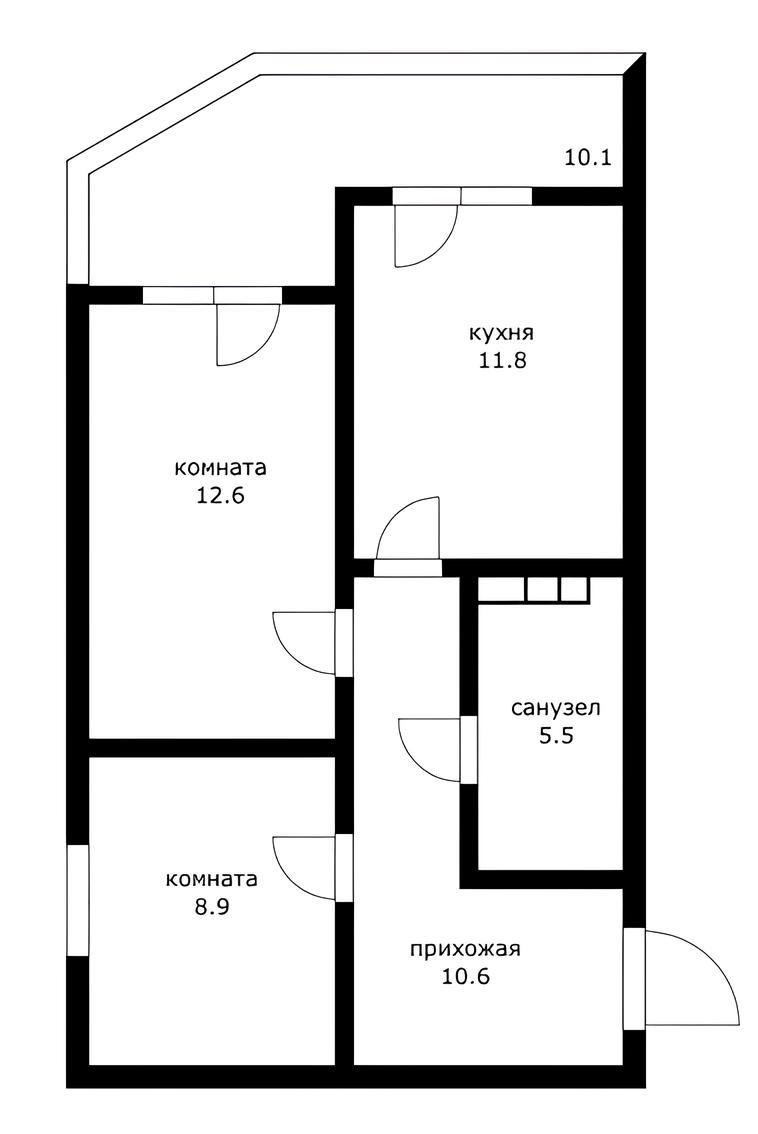 Фото №20: 2-комнатная квартира 60 м² - Краснодар, жилой комплекс Дружный-2, Прикубанский внутригородской округ, Россинского, мкр. жилой комплекс Дружный, б-р Адмиралтейский, 3к2