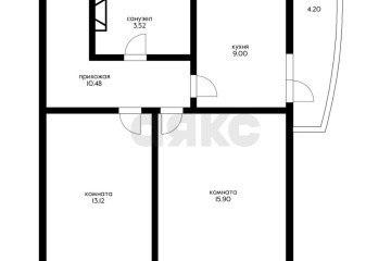 Фото №5: 2-комнатная квартира 52 м² - Краснодар, мкр. жилой комплекс Цветы, ул. Круговая, 4Вк7